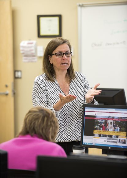 Instructor in classroom