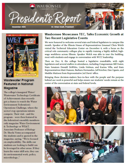 Screenshot Presidents report cover