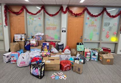 Gifts donated for the Holiday Assistance Program