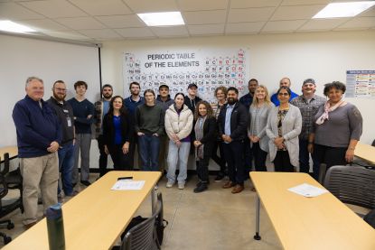 Students from the first Cohort WTE class with the City of St. Charles Water Division Professionals