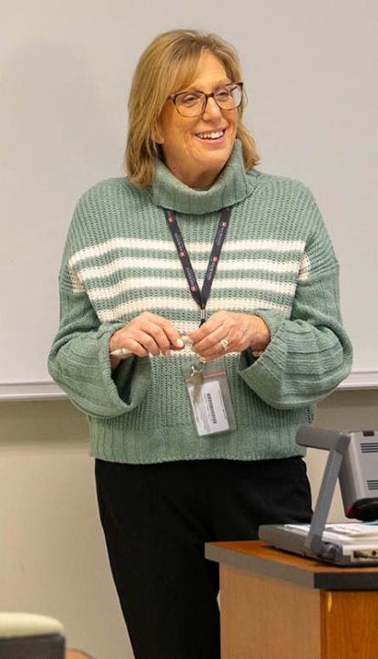 Michelle Hawley teaching