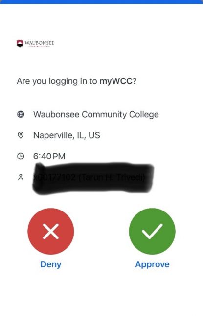 MFA Duo Mobile Screenshot - Duo Login Confirmation
