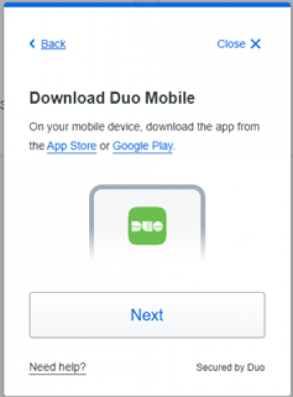 MFA Duo Mobile Screenshot - Download Duo Mobile