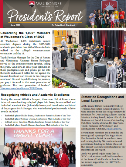 Presidents report cover image