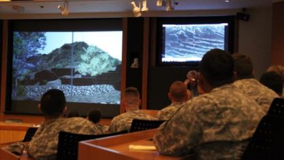 Photo of military members in a classroom