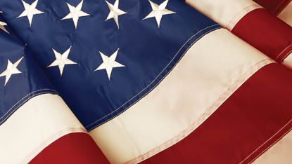 Photo of American flag
