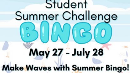 Student Summer Challenge Bingo Flyer