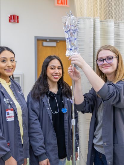 Nursing Degree Pathways nurses three nurses portrait in classroom