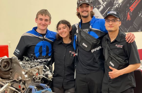 Waubonsee Students Secure Second Place at Mopar® Career Automotive Program (CAP) Bracket Challenge Finals