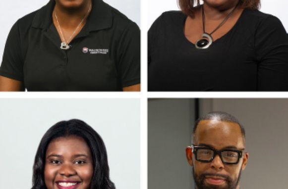 Juneteenth Panelists: Shellee McCullum, Tacarra Ford, Chassie Sherretz, and moderated by Clayton Muhammad