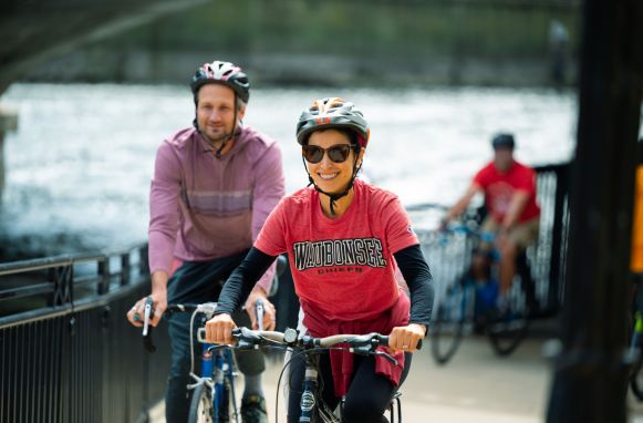 bike the Burbs participates biking Jeanine McMillen