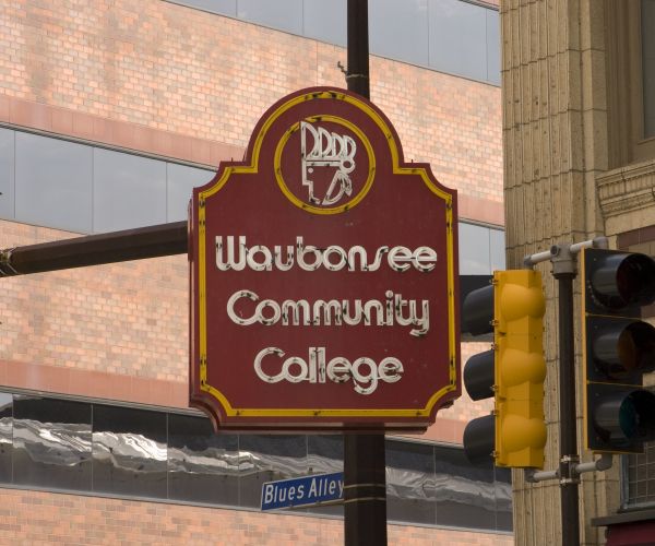 Old Downtown Aurora Sign