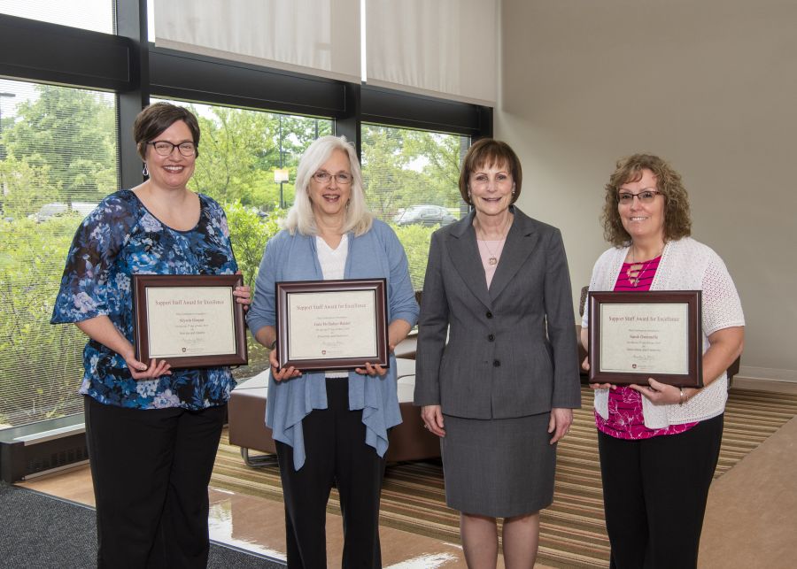 Photo of Support Staff Award Winners