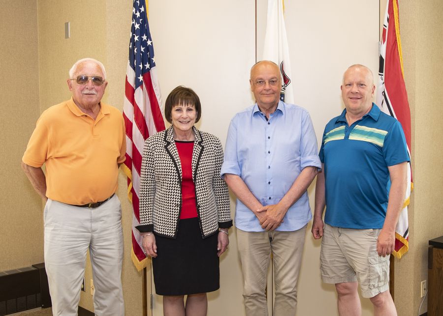 Ambassador of Luxembourg to the United States, Gaston Stronck visits Waubonsee Community College