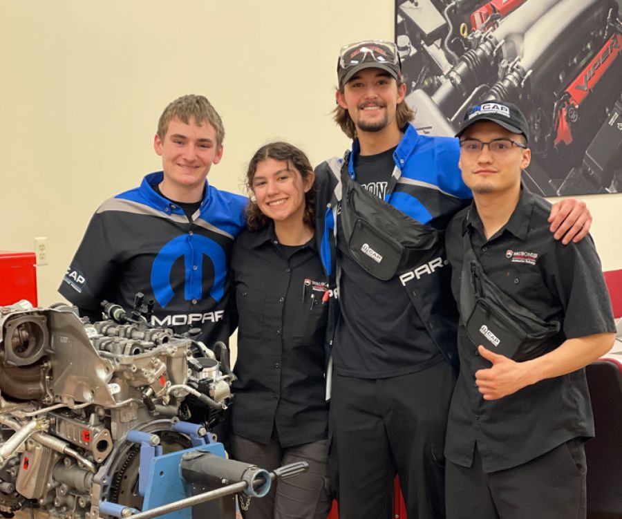 Waubonsee Students Secure Second Place at Mopar® Career Automotive Program (CAP) Bracket Challenge Finals