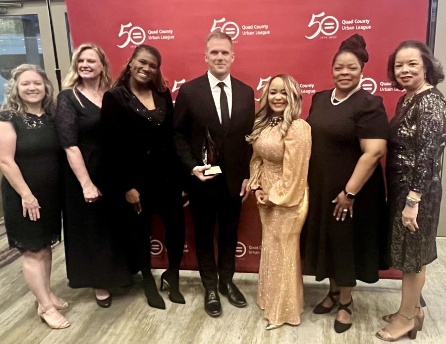 Dr. Knetl award Quad County Urban League’s Education and Champion of Opportunity