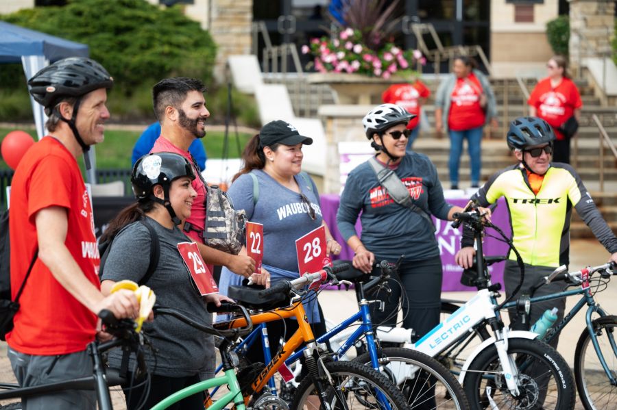 Bike the burbs participates with their bikes