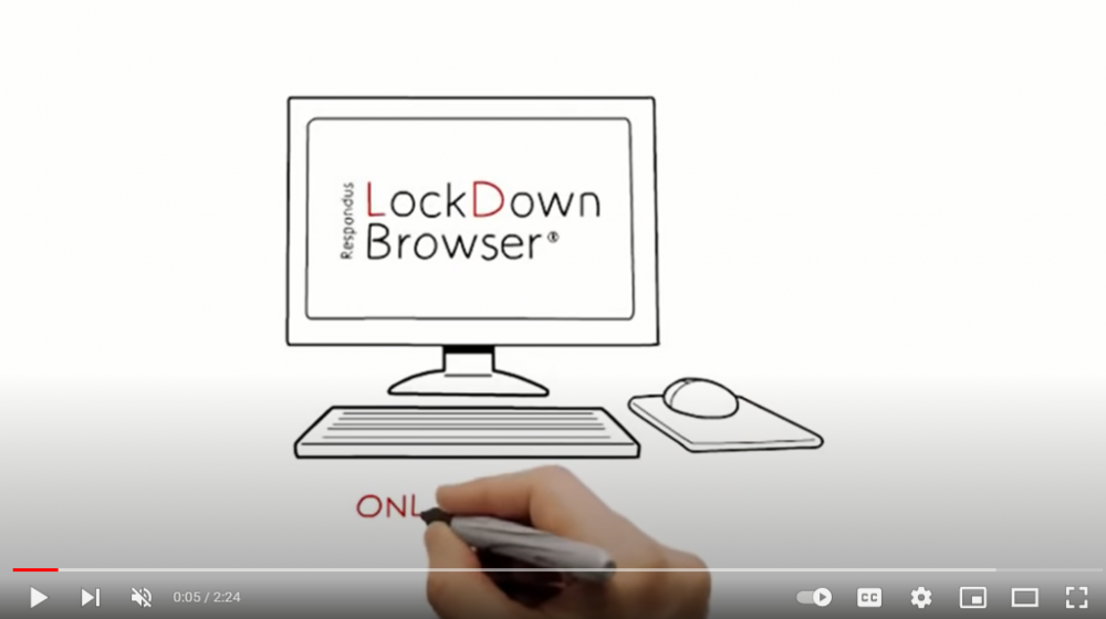 Respondus LockDown Browser